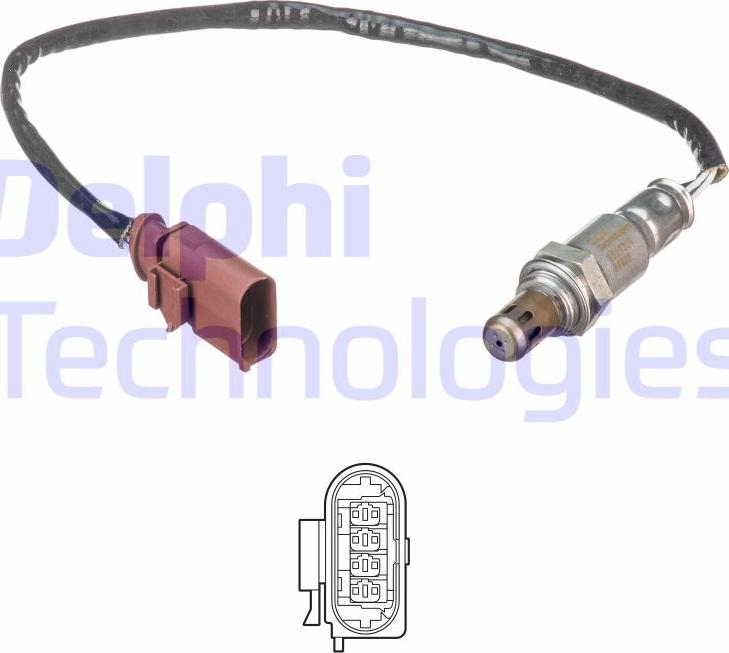 Delphi ES21224-12B1 - Sonda lambda www.autoricambi360.it