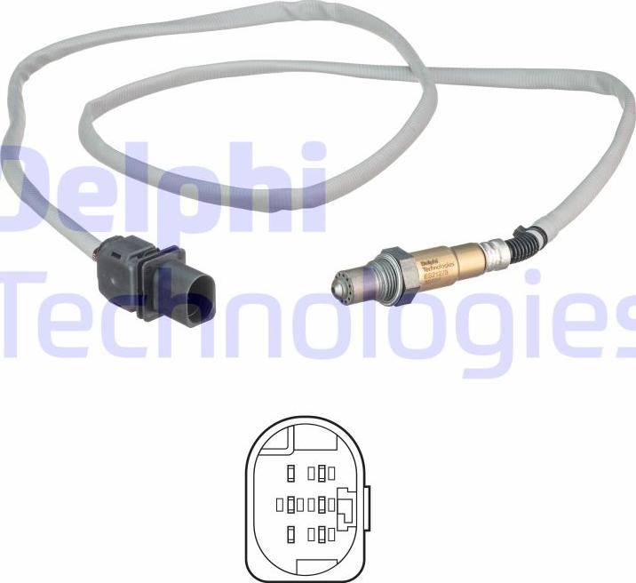 Delphi ES21275-12B1 - Sonda lambda www.autoricambi360.it