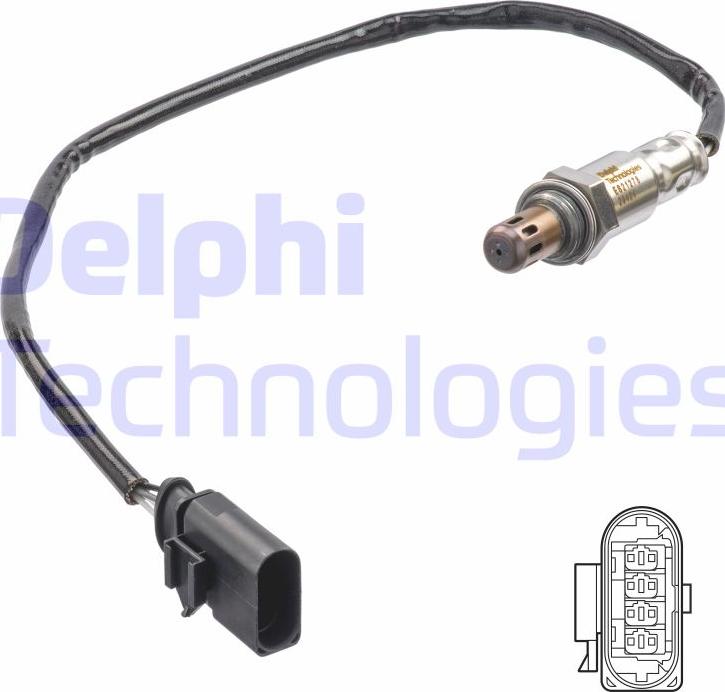Delphi ES21278-12B1 - Sonda lambda www.autoricambi360.it