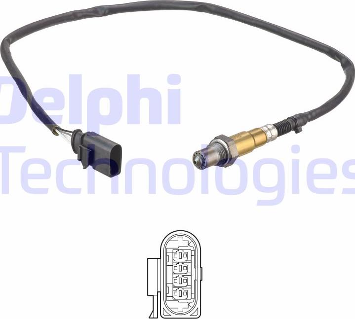 Delphi ES21273-12B1 - Sonda lambda www.autoricambi360.it