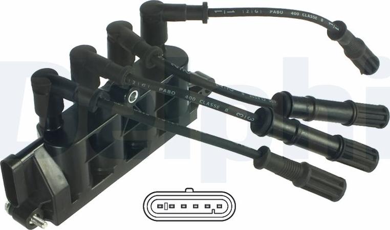 Delphi GN10492-15B1 - Bobina d'accensione www.autoricambi360.it