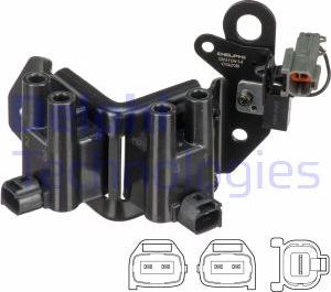 Delphi GN10414-12B1 - Bobina d'accensione www.autoricambi360.it