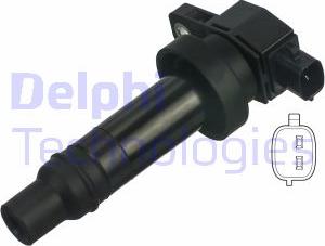 Delphi GN10590-14B1 - Bobina d'accensione www.autoricambi360.it