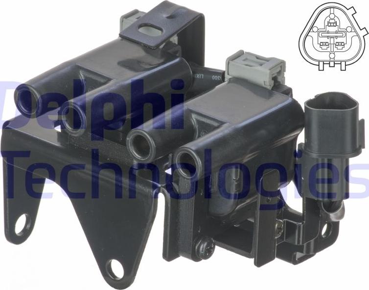 Delphi GN10531-12B1 - Bobina d'accensione www.autoricambi360.it