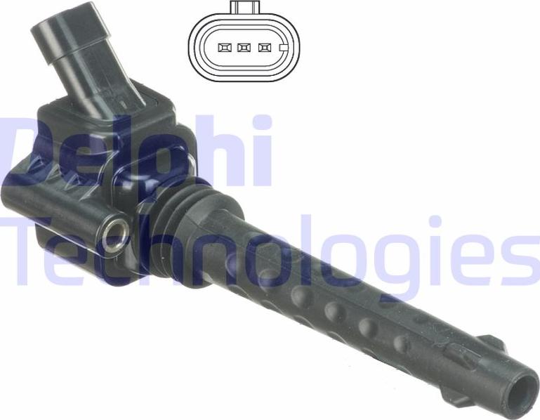 Delphi GN10528-12B1 - Bobina d'accensione www.autoricambi360.it