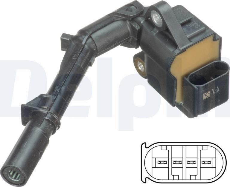Delphi GN10690-18B1 - Bobina d'accensione www.autoricambi360.it