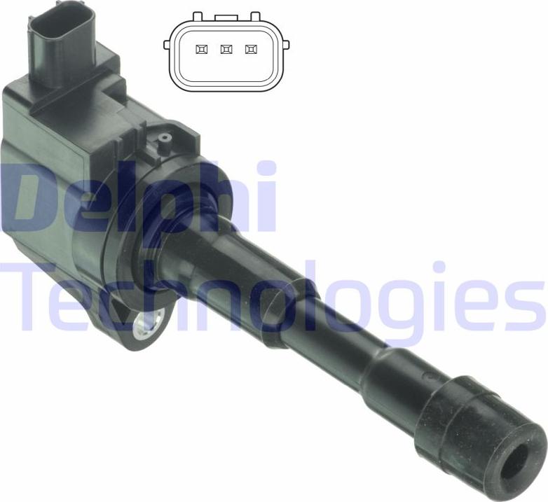 Delphi GN10693-12B1 - Bobina d'accensione www.autoricambi360.it