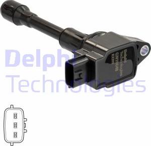 Delphi GN10648-12B1 - Bobina d'accensione www.autoricambi360.it