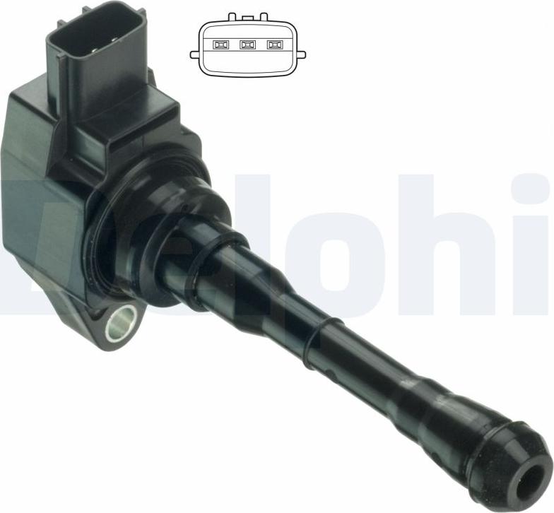 Delphi GN10614-19B1 - Bobina d'accensione www.autoricambi360.it