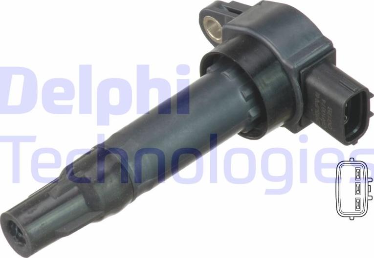 Delphi GN10674-12B1 - Bobina d'accensione www.autoricambi360.it
