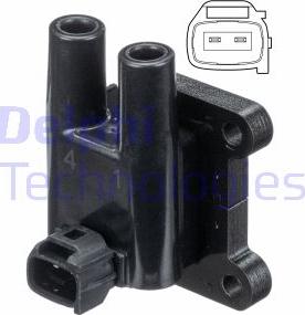Delphi GN10840-12B1 - Bobina d'accensione www.autoricambi360.it