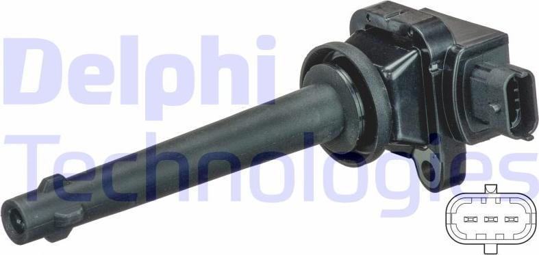 Delphi GN10800-12B1 - Bobina d'accensione www.autoricambi360.it