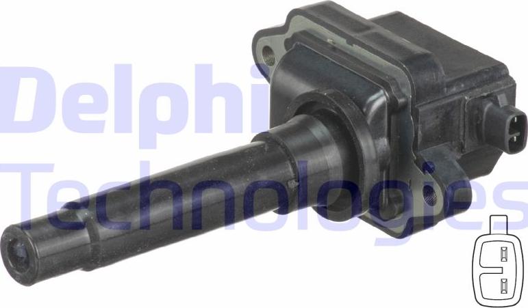 Delphi GN10808-12B1 - Bobina d'accensione www.autoricambi360.it