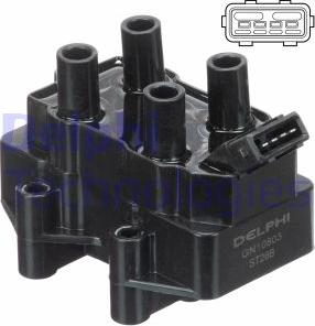Delphi GN10803-12B1 - Bobina d'accensione www.autoricambi360.it