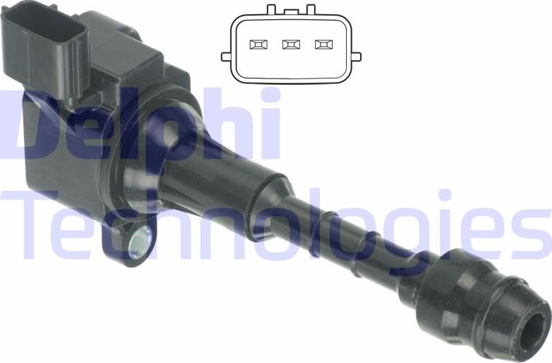 Delphi GN10246-12B1 - Bobina d'accensione www.autoricambi360.it