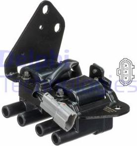 Delphi GN10795-12B1 - Bobina d'accensione www.autoricambi360.it