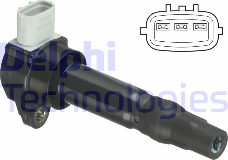 Delphi GN10793-12B1 - Bobina d'accensione www.autoricambi360.it