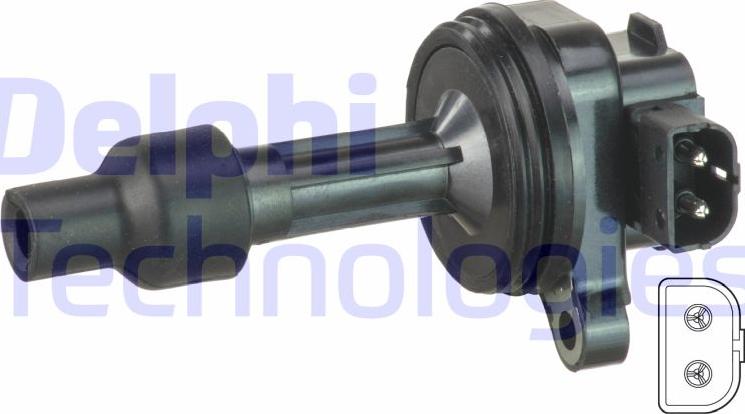 Delphi GN10769-12B1 - Bobina d'accensione www.autoricambi360.it