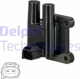 Delphi GN11009-12B1 - Bobina d'accensione www.autoricambi360.it