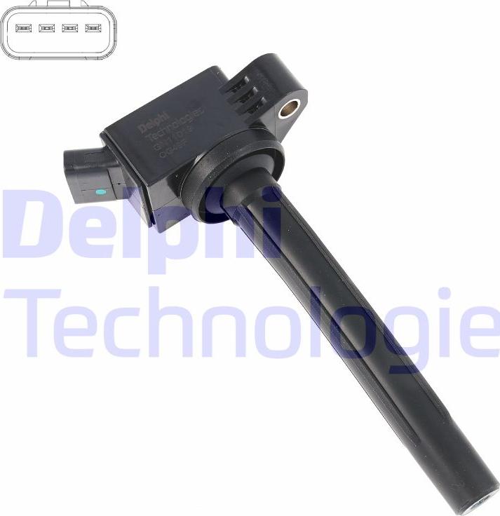 Delphi GN11019-15B1 - Bobina d'accensione www.autoricambi360.it