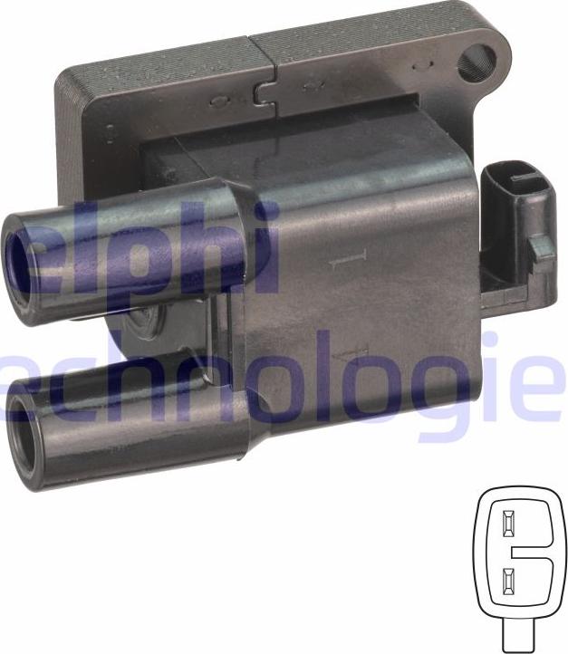 Delphi GN11037-12B1 - Bobina d'accensione www.autoricambi360.it