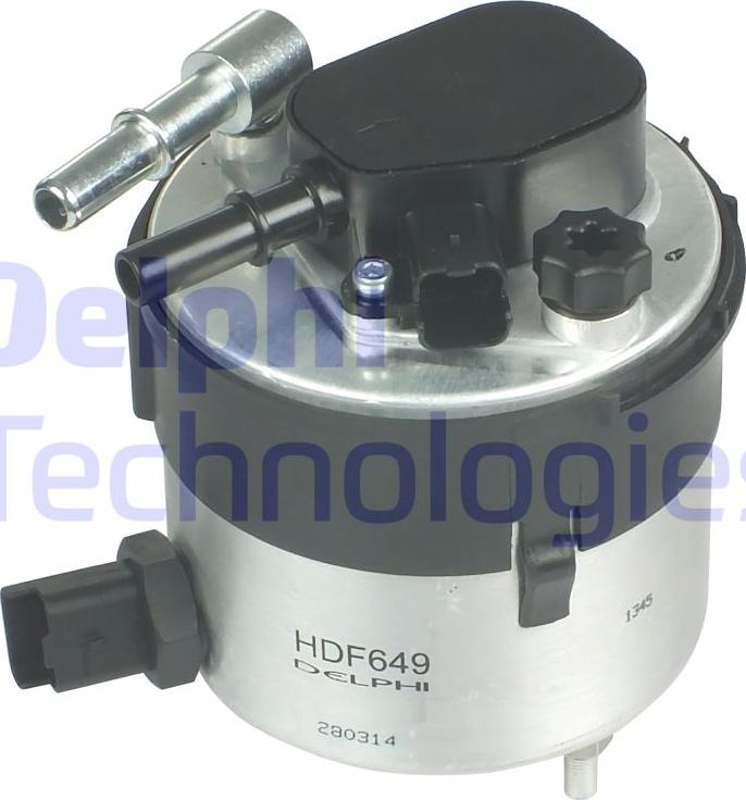 Delphi HDF649 - Filtro carburante www.autoricambi360.it