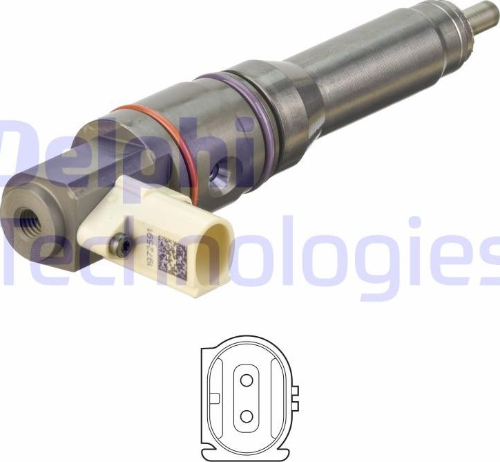 Delphi HRE305 - Supporto polverizzatore www.autoricambi360.it