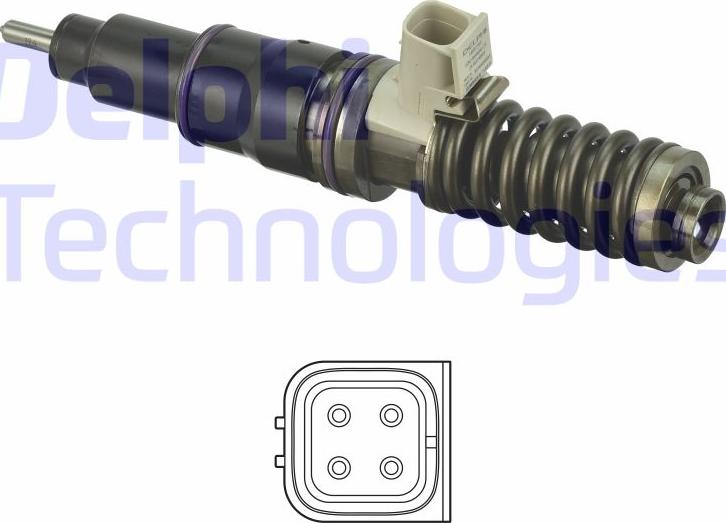 Delphi HRE283 - Supporto polverizzatore www.autoricambi360.it
