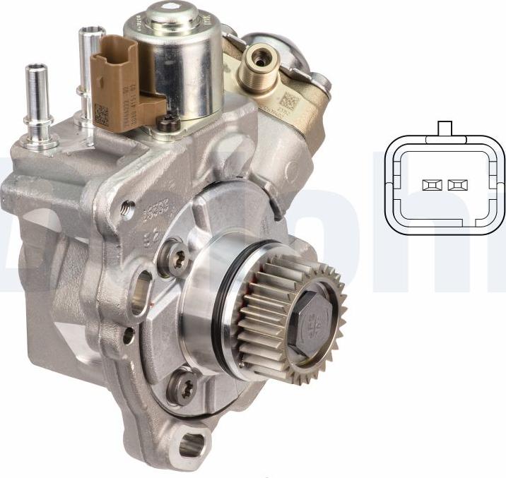 Delphi HRP711 - Pompa ad alta pressione www.autoricambi360.it
