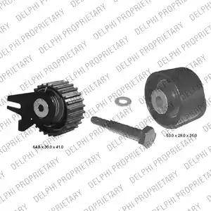 Delphi KDB457 - Kit cinghie dentate www.autoricambi360.it