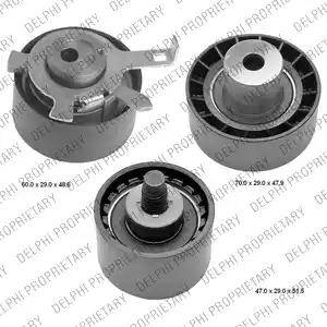 Delphi KDB407 - Kit cinghie dentate www.autoricambi360.it