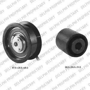 Delphi KDB191 - Kit cinghie dentate www.autoricambi360.it