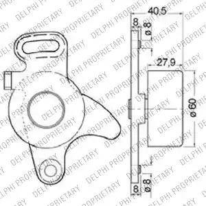 Delphi KDB133 - Kit cinghie dentate www.autoricambi360.it