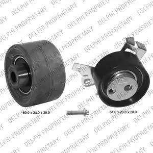 Delphi KDB344 - Kit di rulli, Cinghia dentata www.autoricambi360.it