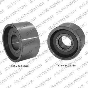 Delphi KDB305 - Kit cinghie dentate www.autoricambi360.it