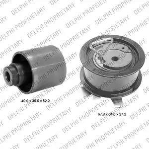 Delphi KDB296 - Kit cinghie dentate www.autoricambi360.it