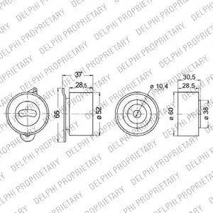 Delphi KDB244 - Kit cinghie dentate www.autoricambi360.it
