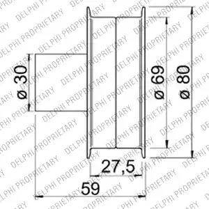 Delphi KDB213 - Kit cinghie dentate www.autoricambi360.it