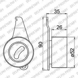 Delphi KDB229 - Kit cinghie dentate www.autoricambi360.it