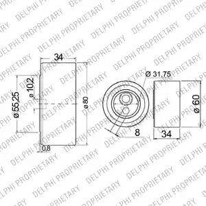 Delphi KDB277 - Kit cinghie dentate www.autoricambi360.it