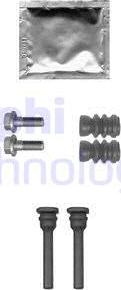 Delphi KS1055 - Kit manicotti di guida, Pinza freno www.autoricambi360.it