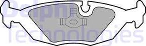 Delphi LP442 - Kit pastiglie freno, Freno a disco www.autoricambi360.it