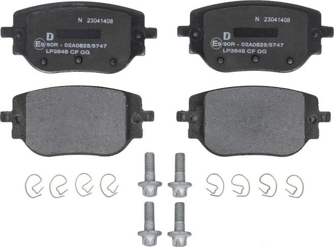 Delphi LP3848 - Kit pastiglie freno, Freno a disco www.autoricambi360.it