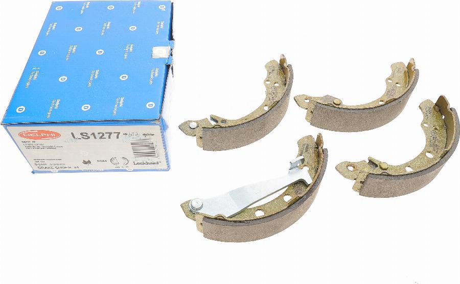 Delphi LS1277 - Kit ganasce freno www.autoricambi360.it