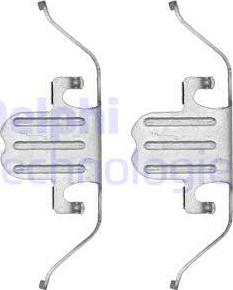 Delphi LX0494 - Kit accessori, Pastiglia freno www.autoricambi360.it