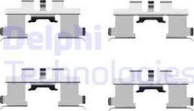 Delphi LX0444 - Kit accessori, Pastiglia freno www.autoricambi360.it
