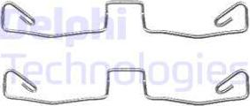 Delphi LX0448 - Kit accessori, Pastiglia freno www.autoricambi360.it