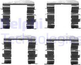 Delphi LX0461 - Kit accessori, Pastiglia freno www.autoricambi360.it