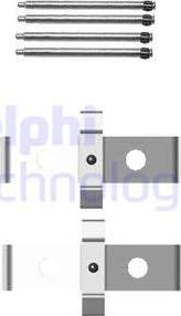 Delphi LX0408 - Kit accessori, Pastiglia freno www.autoricambi360.it
