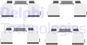 Delphi LX0410 - Kit accessori, Pastiglia freno www.autoricambi360.it